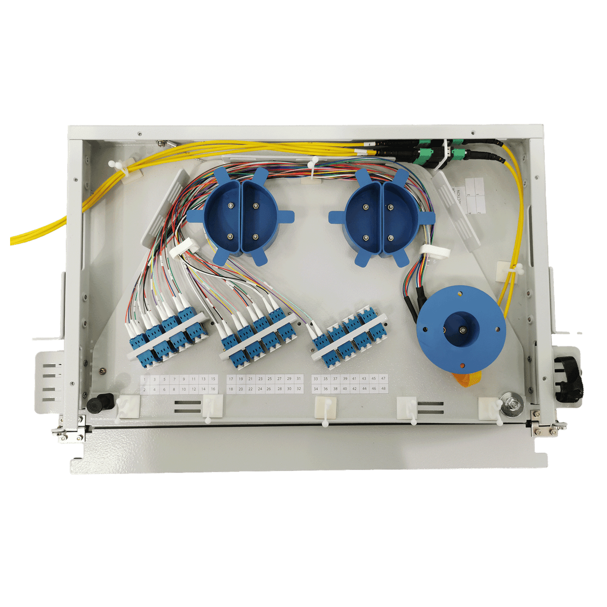 1RU – MTP Connectorised Fibre Shelf