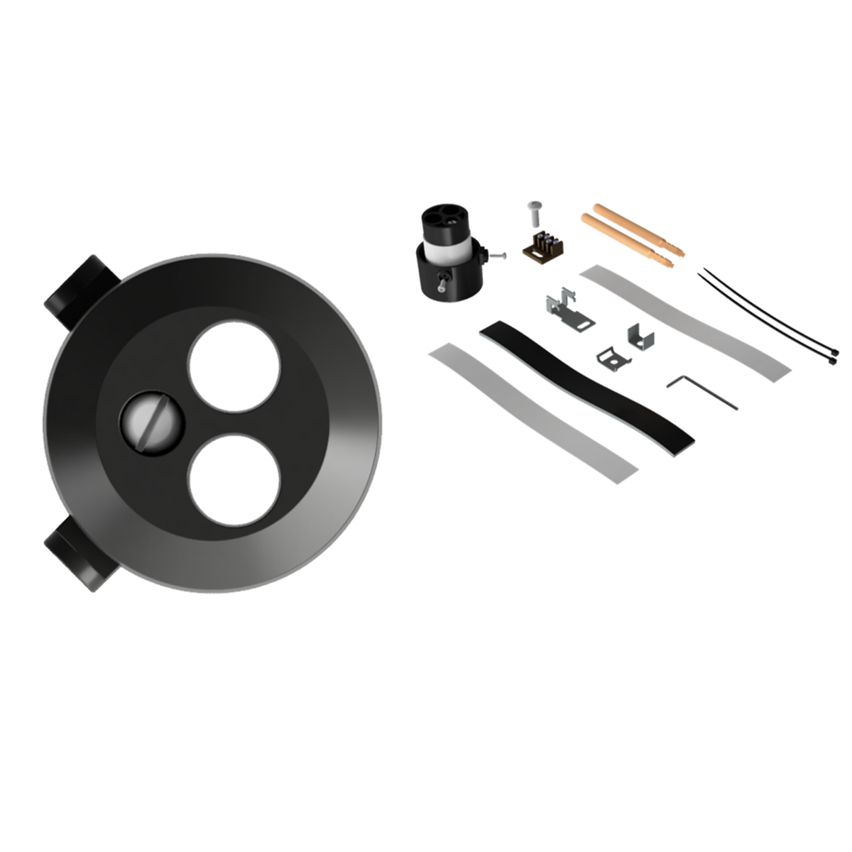 Circular Port Kit 2x12mm