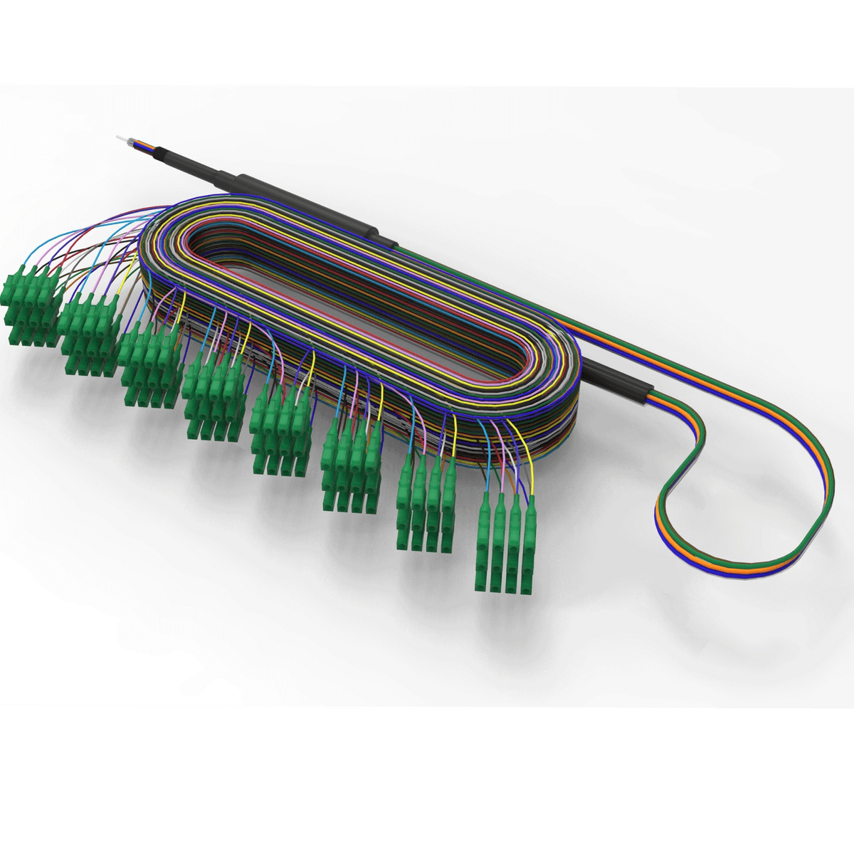 Connectorised Multicore Optical Fibre Tie Cables
