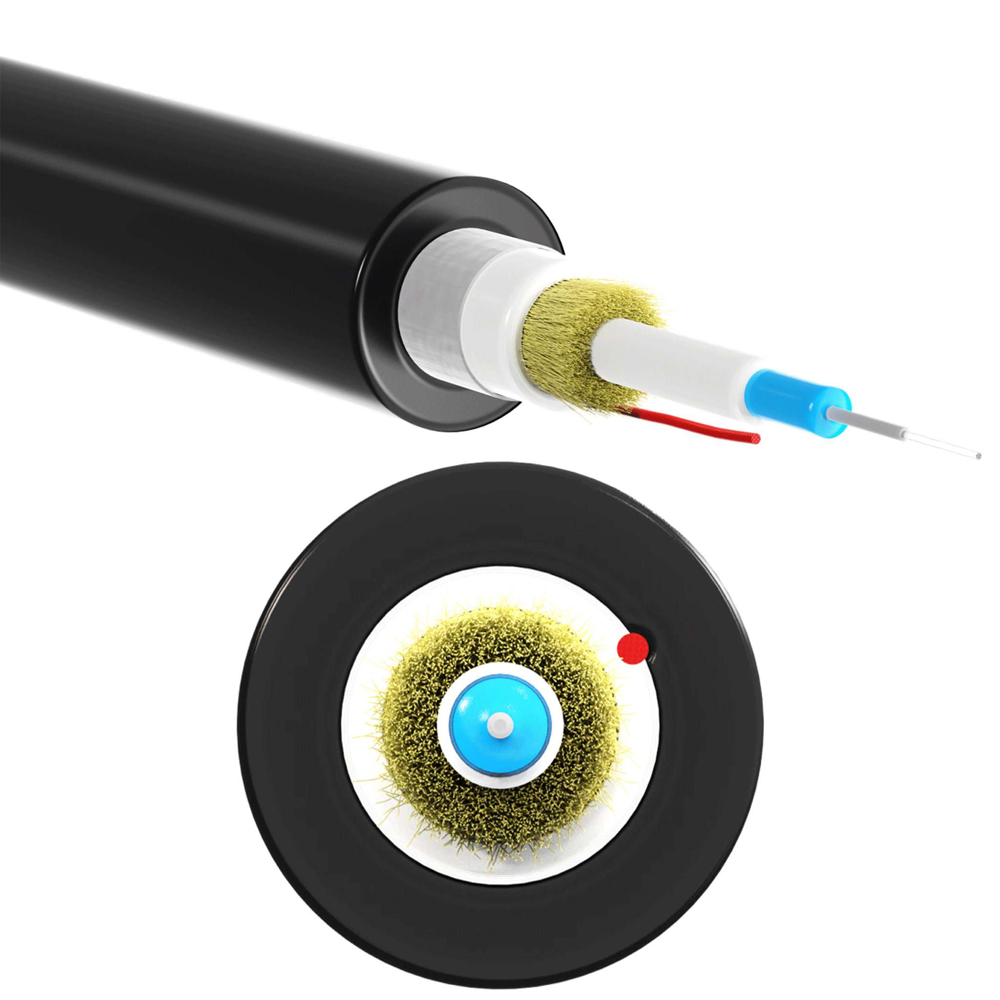 DexGreen Dual Jacket - Inside/Outside Lead In Cable
