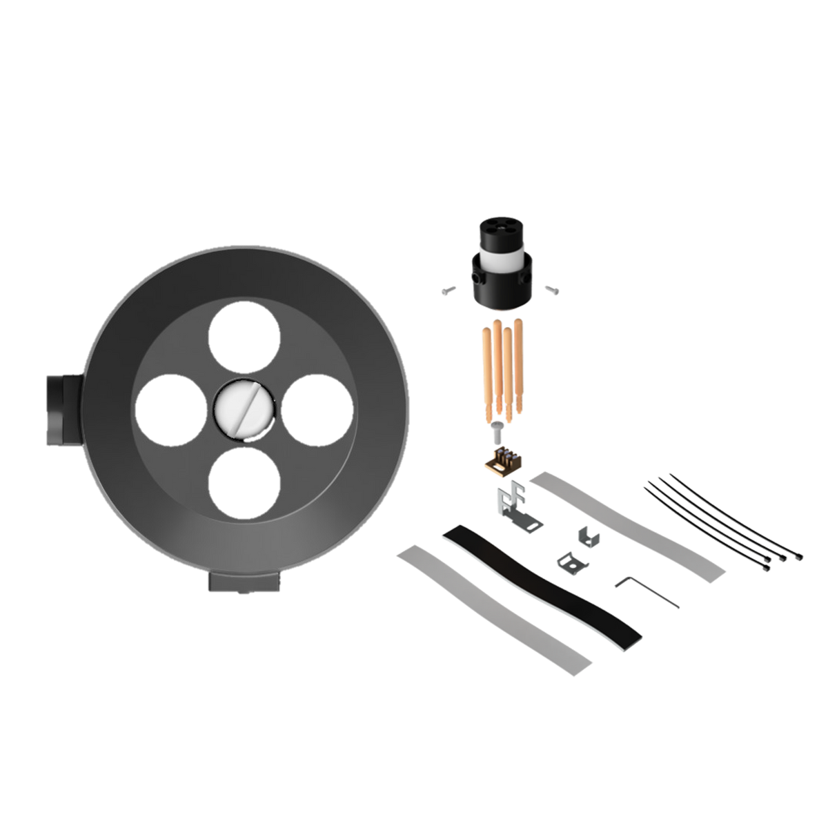 Circular Port Kit 4x8mm
